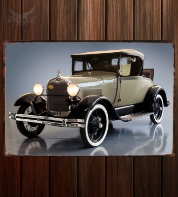 Металлическая табличка Ford Model A Deluxe Roadster 294